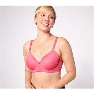 Breezies Smooth Perfection Underwire T-Shirt Bra  Adobe Rose 34 C